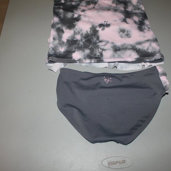 2 Pcs Justice Tankini Swimsuit Size 14 - Picture 5 of 10
